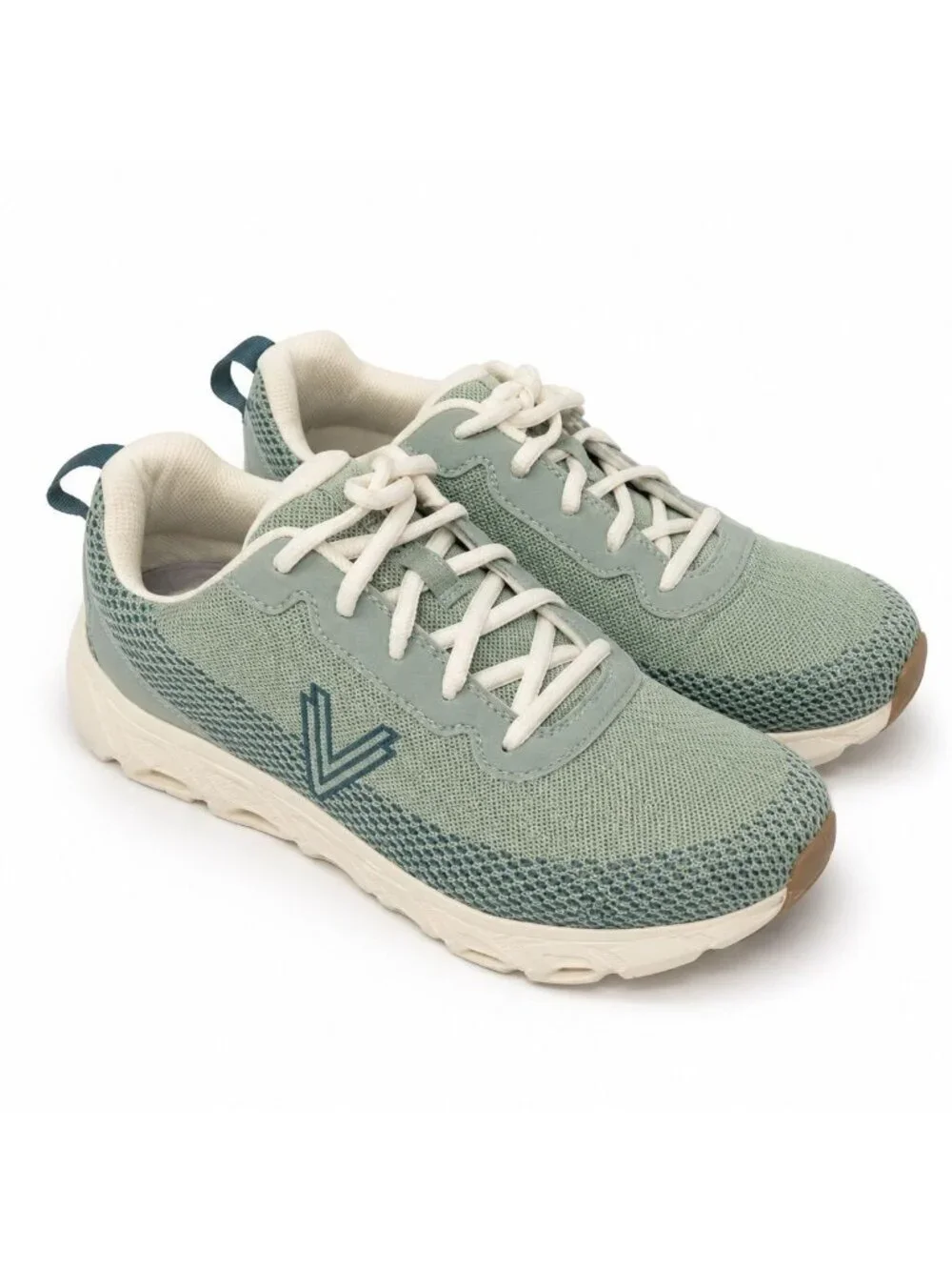 Vionic Priscilla Supportive Womens 8M Iceberg Green Mesh Orthotic Walking Shoes